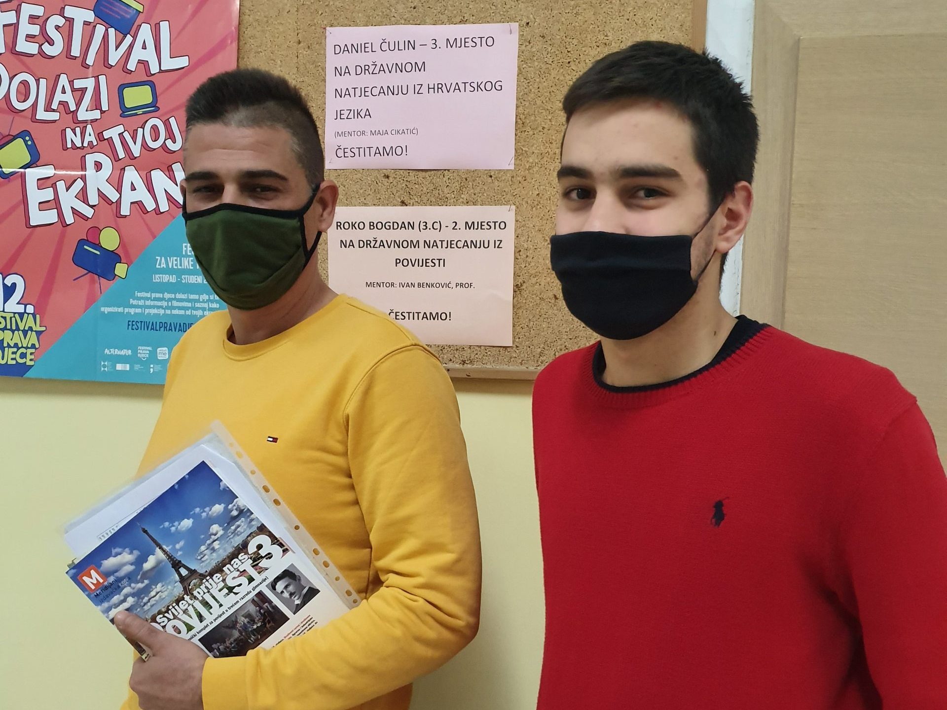 2. mjesto na državnoj razini Natjecanja iz povijesti